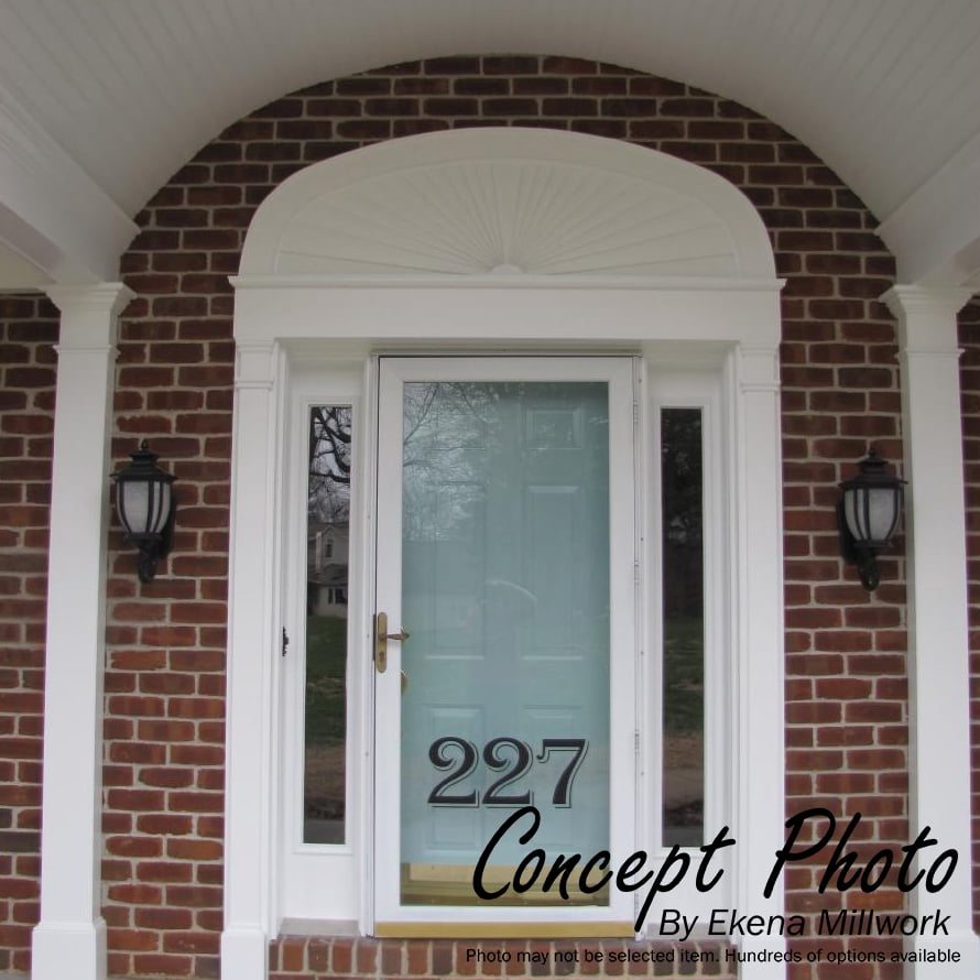 Ekena Millwork 8"W x 108"H x 2 3/4"D with 14" Attached Plinth, Fluted Pilaster (each)