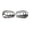 Chrome, variant on Motorcycle Left & Right Oval Rear View Side Mirror Cover Fit For Harley Dyna Road King Electra Glide Sportster 883 1200