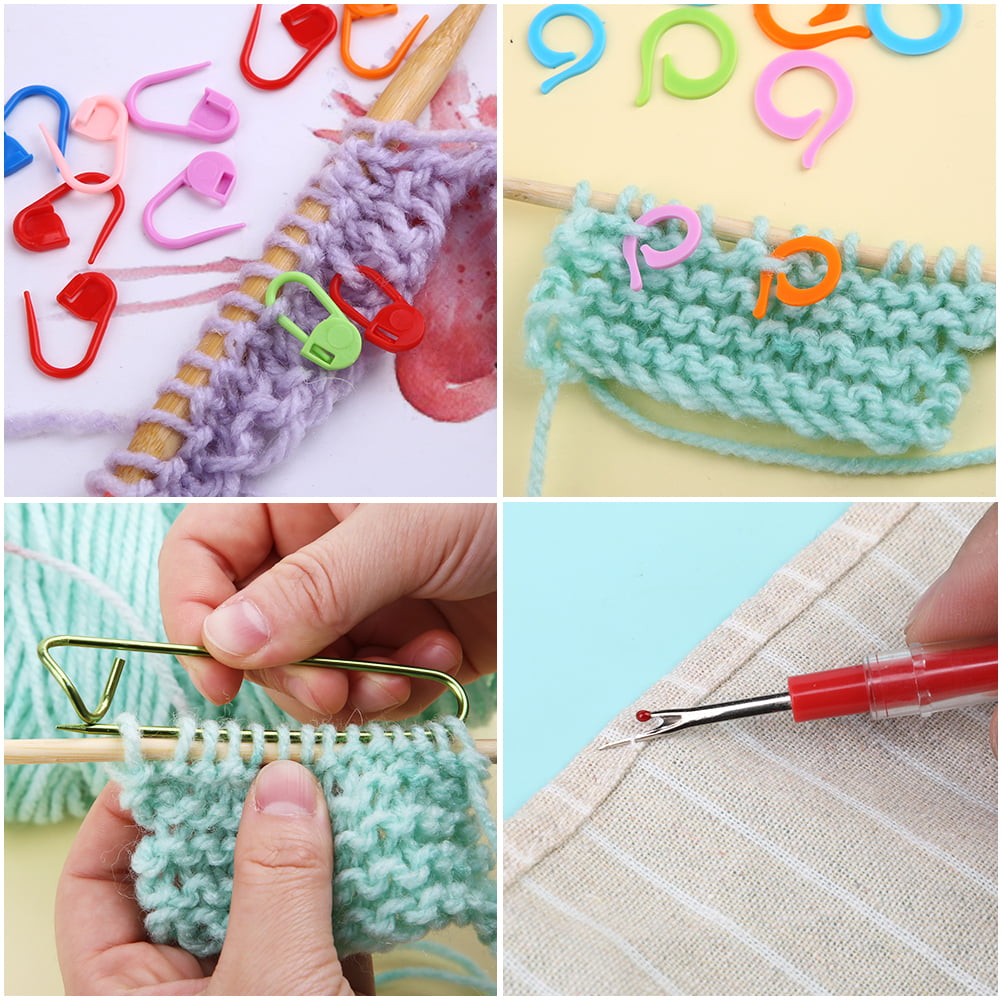 Cheap Beishu 110Pcs Crochet Hooks Kit with Case Knitting Needles