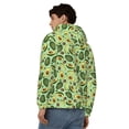 thumbnail image 4 of Uemuo Avocado With Seeds for Men's Fashion Full-zip Hoodies & Sweatshirts with Kangaroo Pocket, Zip-up Hooded Sweatshirt, Moisture Wicking & Breathable-Large, 4 of 5