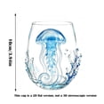 thumbnail image 3 of Artisanal Blue Ringed Octopus Glassware, Ocean Animal Artisan Glassware Collection for Fresher Sips, Novelty Ocean Drinking Glass for Cocktails, Gift for Lovers (#017), 3 of 7