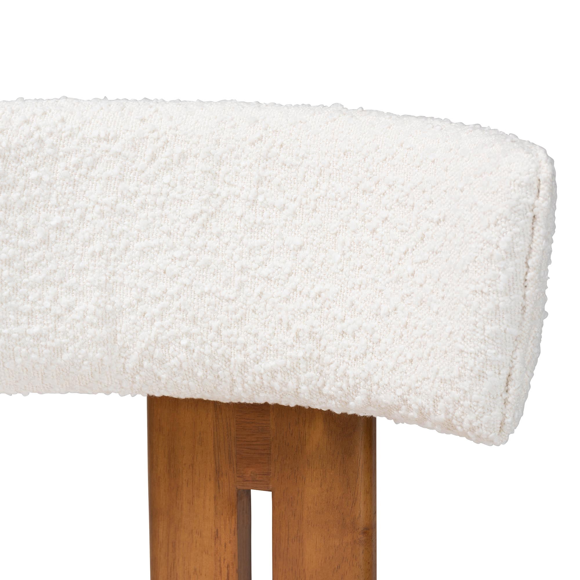 Baxton Studio Kyren Modern Dining Chair, 2-Piece, Cream