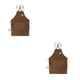 thumbnail image 4 of Jumpingount Delantal de trabajo, disfraz de cafetería, mano de obra de algodón, traje de servicio doméstico lavable, ropa de jardinero, Type3 NO3, 4 of 6