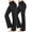 Black*2, variant on VASLANDA Women's Casual Bootleg Yoga Pants with Pockets High Waisted Flare Workout Pants Leggings - 2 Packs