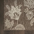 thumbnail image 5 of Nourison Garden Oasis Indoor/Outdoor Mocha 4' x 6' Area Rug (4x6), 5 of 10