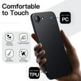 thumbnail image 5 of JETech Slim Case for iPhone 17e (2026) / iPhone 16e, Lightweight Matte Finish Cover (Black), 5 of 6