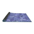 thumbnail image 2 of Ahgly Company Indoor Round Patchwork Blue Transitional Area Rugs, 8' Round, 2 of 4