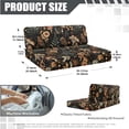thumbnail image 6 of XYZCANDO Jungle Mushroom RV Sofa Seat Cover Sofa Cushion Cover Comfortable Easy Installation Trend Print Loveseat Slipcovers Washable Couch Covers for Travel Couch, 6 of 6