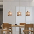 thumbnail image 5 of BallsFHK Retro Brass Glass Chandelier, Homestay Bar, Restaurant, Bedside Light, Creative And Personalized Coffee Shop, Living Room Lighting Fixtures, 5 of 5