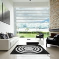 thumbnail image 6 of Ahgly Company Indoor Rectangle Patterned Black Novelty Area Rugs, 3' x 5', 6 of 6