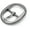 Gunmetal, variant on 4pcs 1 Inch Single Prong Belt Buckle Square Center Bar Buckles Leather Craft Accessories L4153 (Silver)