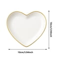 thumbnail image 2 of RuiJiao Personalized Custom Photo Gold Rim Ceramic Ring Tray Heart-Shaped Jewelry Organizer Gift for Valentine Birthday Anniversary, 2 of 8