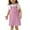 Purple, variant on YWOAGH Childrens Cute Solid Color Bib Shorts Jumpsuit for Girls or Boys 涤棉 0