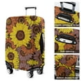 thumbnail image 5 of Colorful Sunflower Pattern Luggage Cover Fashion Suitcase Cover Baggage Covers Fit 25-28 Inch Luggage (Go Travel), 5 of 5