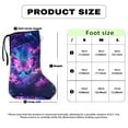 thumbnail image 6 of COEQINE Butterfly Leg Cast Covers Purple Flower Outdoor Leg Protection Cover Size M Soft Fabric Leg Plaster Sleeve Cast Decoration Leg Cast Cover for Showering After Surgery, 6 of 7