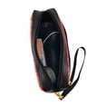 thumbnail image 4 of Portable Makeup Storage Bag 7.87×3.35×2.16in Portable Design Pu Leather Made Of A Bag For Multi-Use Red Building Block, 4 of 4