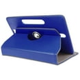 thumbnail image 4 of 7 - 10.1 Inch Tablet Case Cover - Universal Leather Stand Folio Cover Magic Leather 360 Rotating Case Fits for Most Tablets (Dark Blue), 4 of 8