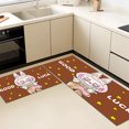 thumbnail image 5 of Kitchen Rugs Sets 3 Piece with Runner Floral Kitchen Floor Mat Carpet Farmhouse Rugs and Mats Non Skid Washable Runner Rug for Kitchen Office Sink Laundry, 5 of 12