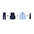 thumbnail image 6 of CUSTG Kids Sets Formal Vest Elegant Gentleman Long Trousers Outfit School Ensemble Leisure Style Home School Casual Outfit, 6 of 8