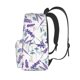 thumbnail image 3 of Disketp Lavender Flowers Mochila Escolar de Gran Capacidad y Peso Ligero, Mochila de Viaje Ideal para Escuela, Trabajo y Uso Diario, Cómoda y con Estilo, 3 of 8