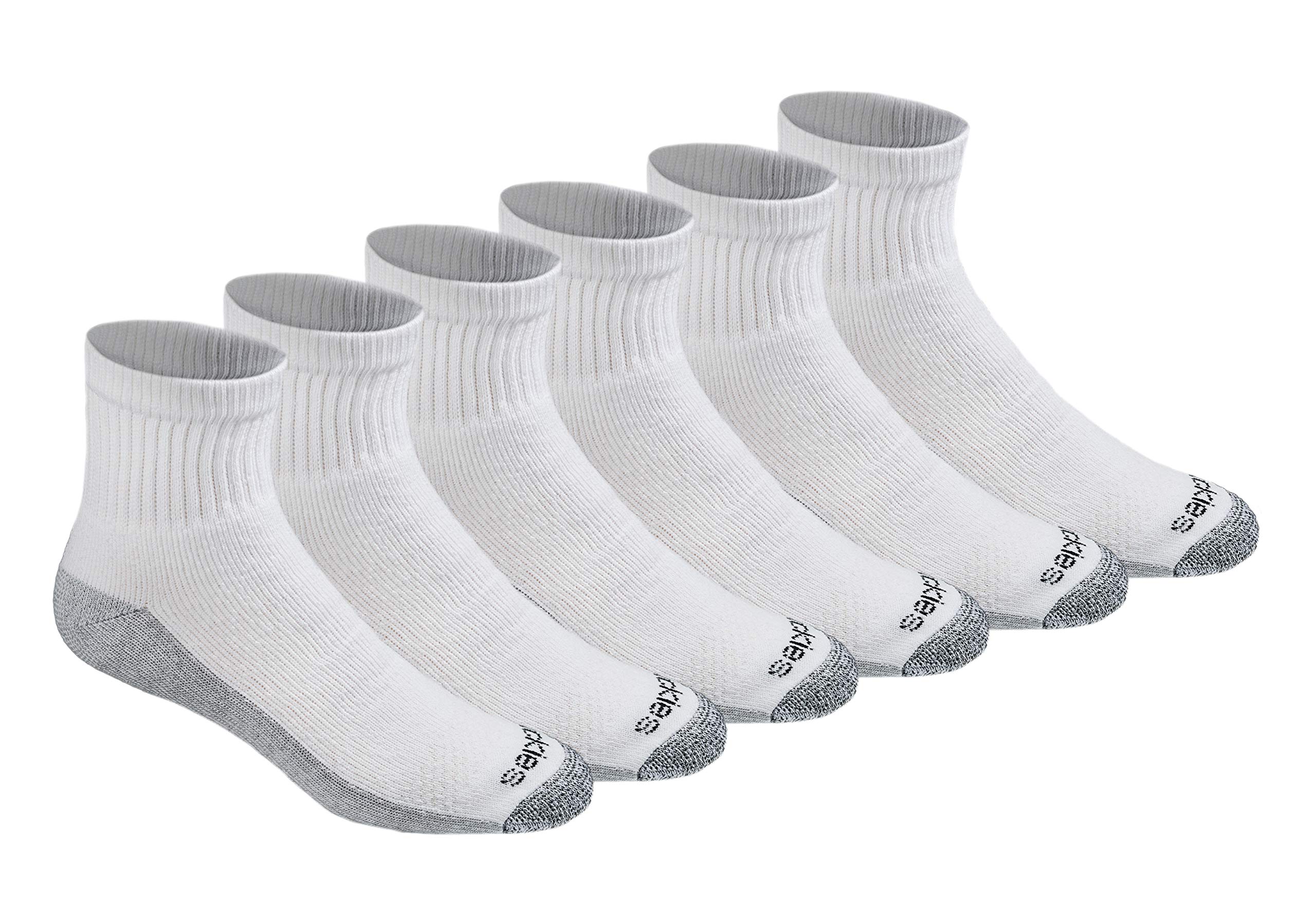 Lot De 6 Paires Chaussettes Dri-tech Dickies Pour Homme | Taille 6-12, Contrôle Humidité, Renforts Talon/orteils, Confort Toute La Journée - 3
