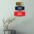 thumbnail image 4 of Fancy Utility Room Sign (White) - Large, 4 of 4