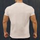 thumbnail image 4 of Blusas y camisas de manga corta y cuello redondo para hombre. Blusas casuales de verano para hombre, de manga corta, de color liso, con cuello redondo, para fitness. Blusas de poliéster para hombre., 4 of 4