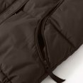 thumbnail image 3 of QSXADF Women's Winter Warm Puffer Vests Stand Collar Quilted Waterproof Zipper Pockets Sleeveless Solid Ladies Outdoor Jacket, 3 of 5