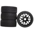 thumbnail image 2 of 4 Pieces RC Car Tires Simulation Wheel Upgrades Parts with Optimal Traction for 1/7 1/8 Scale Rally Cars, 2 of 9