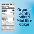 thumbnail image 6 of Lundberg Organic Rice Cake Minis, Sea Salt - 6ct, 5oz, 6 of 7