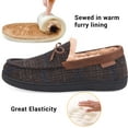 thumbnail image 6 of VONMAY Men's Moccasin Slippers Fuzzy Indoor Outdoor House Shoes, 6 of 6
