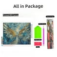 thumbnail image 2 of Abstract Angel with Gloden Wing 5D Diamond Art Painting by Number Kits for Adults DIY Paint with Round Full Drill Diamond Gems Painting Art Craft for Home Wall Decor 15.8x19.8inch, 2 of 8