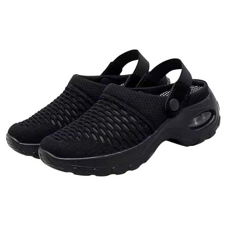 

Qumonin Breathable Mesh Sandals for Men Outdoor Walking Sports Black