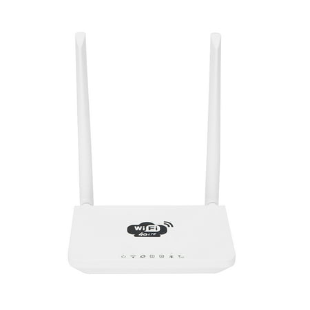 MABOTO 4G Wireless Wifi Router LTE 300Mbps Mobile MiFi Portable Hotspot with SIM Card Slot Plug White (Europe (What's The Best Wifi Router)