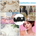 thumbnail image 5 of Uxcell 5 Yard  4mm OD 0.43" Wide Faux Pearl Lace Ribbon Black 5Pack, 5 of 5