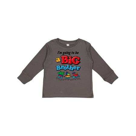 

Inktastic Choo Choo Future Big Brother Gift Toddler Boy Girl Long Sleeve T-Shirt