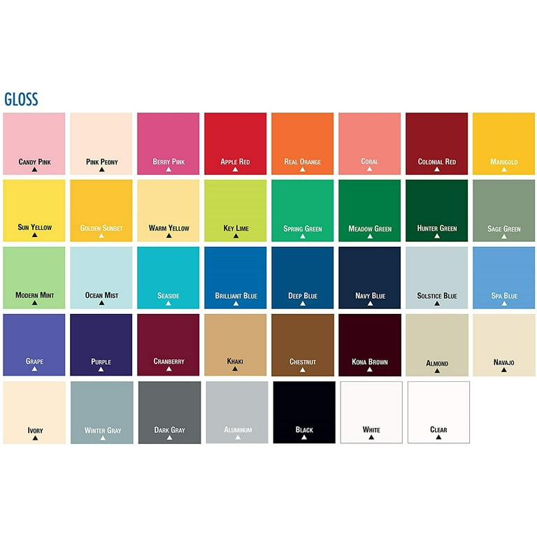 Rustoleum color chart deals
