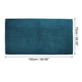 thumbnail image 2 of 1pc Soft Absorbent Cotton Bath Towel Classic Design Blue 59.06''x28.35'' for Bathroom Shower, 2 of 7
