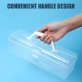 thumbnail image 2 of Brush Container Large Capacity Paint Brush Storage Box Long Paint Brush Case Paint Brush Holders for Student, 2 of 7