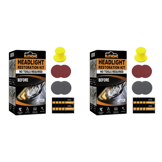 Pulidor Faros Coche Restaurador Limpiador Reparación Delanteros