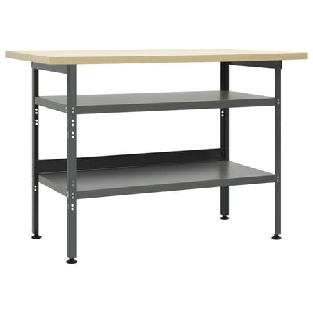 

vidaXL Workbench Gray 47.2 x23.6 x33.5 Steel