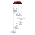 thumbnail image 1 of Campanas de viento de mariposa para exteriores, luces solares colgantes, decoración de jardín, árboles, porche, patio, balcón, 1 of 5