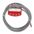 thumbnail image 2 of Bloqueo de cable Bloqueo de control de cable ajustable Cerradura de alambre retráctil de acero están queo remoto de acero inoxidable cerradura de cable Spptty Como se muestra en la descripción, 2 of 7