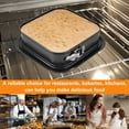 thumbnail image 5 of Springform Pan Non-Stick Cheesecake Baking Pan Metal Square/Rectangle Cake Lock Making Pan with Removable Loose Base Leak-Proof Bakeware Dishwasher Safe for Home Kitchen DIY, 5 of 9