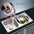 thumbnail image 4 of Qucyy 2 PCS Stainless Steel Kitchen Sink Stopper, Large Wide Rim 3.38" Diameter - Garbage Disposal Plug, 4 of 5