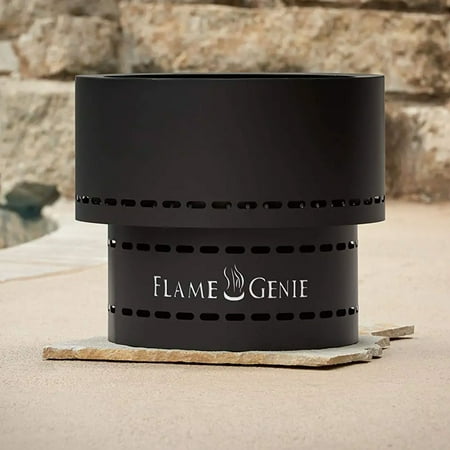Flame Genie - Inferno Wood Pellet Fire Pit - Black