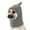 Grey, variant on Dog Winter Hat, Winter Hats for Dogs, Neck Ear Warmer Pullover Hood Warm Scarf, Dog Ear Muffs Noise Protection, Plush Flannel Dog Caps Pet Ears Cover for Small Medium Dogs White Bear S