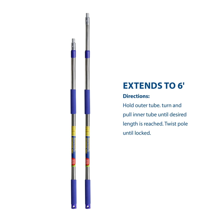 Premier Paint Roller 3-6ft Stainless Steel Extension Pole photo 5