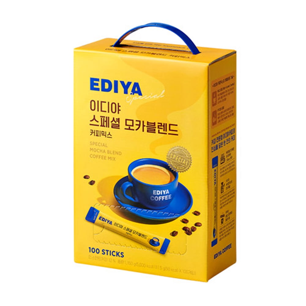 Ediya Special Mocha Blend Coffee Mix 100 Sticks - Walmart.com