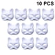 thumbnail image 1 of Máscara de Halloween de 10 piezas Máscaras de plástico para manualidades y pintura para niños ideales para fiestas de cumpleaños infantiles y carnaval. Xemadio 2034436-2, 1 of 9